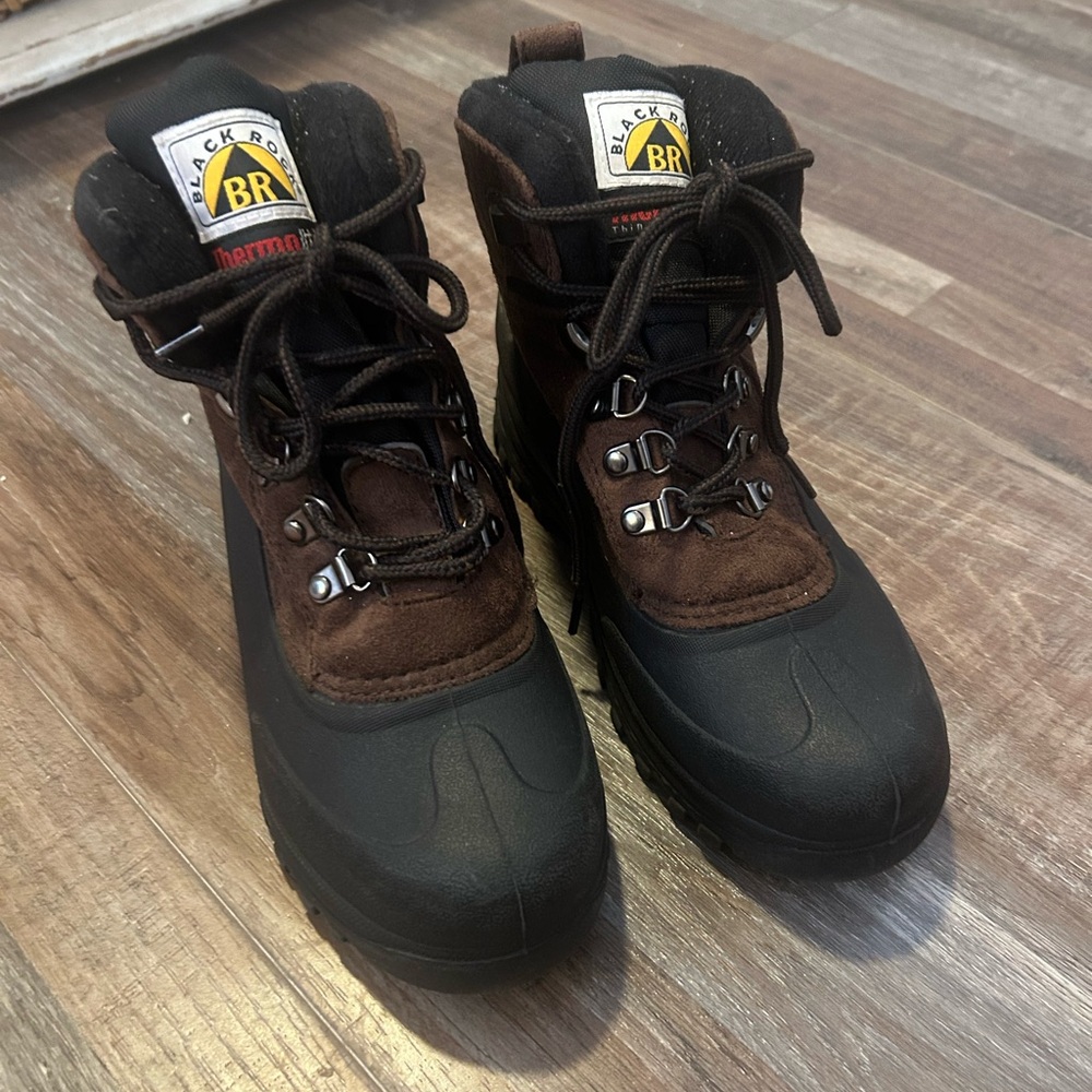Black Rock kids' boy avalanche boot  suede
rubber Thermolite